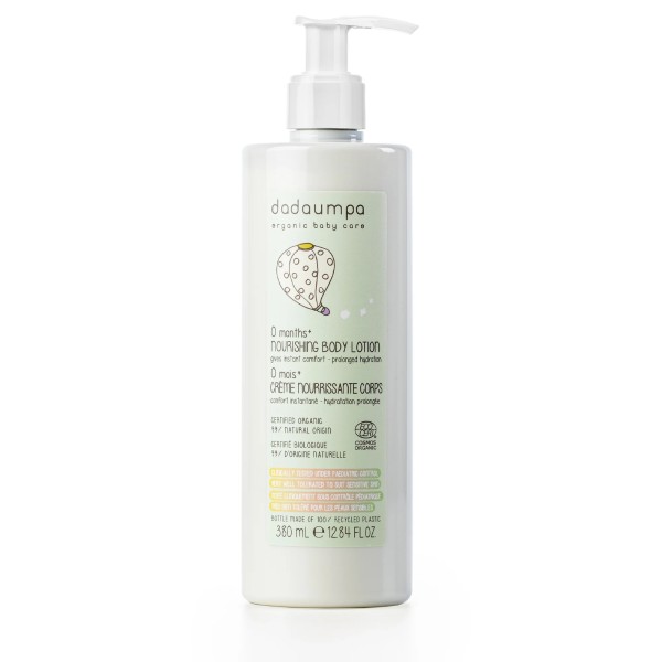 Organska hranljiva krema za telo za bebe 380ml od 0 + meseci
